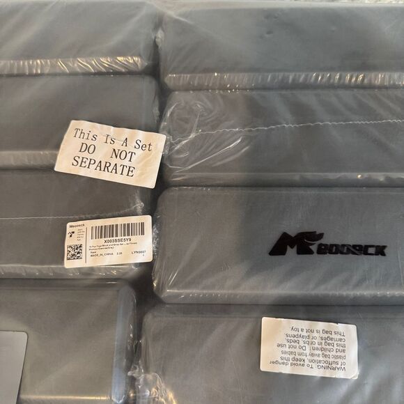 NEW Yoga Block and Strap Class Set 18 Pieces 6 Sets - Picture 3 of 7